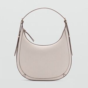 Mango Elegant Cream Hobo Bag